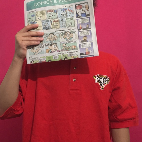 Vintage 90’s MLB All-Star Game Fan Fest Polo Shirt - Picture 2 of 4